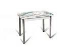 Стол Флорида СМ-7/Серебро/Белый
