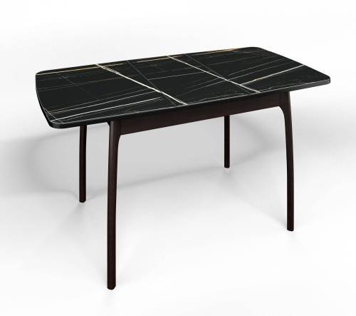 Стол СМ-3 Флорида опора массив изогнутая венге