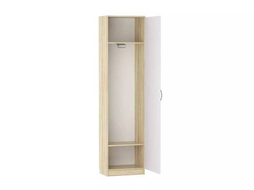 НМ 014.71 ПР Шкаф для одежды Оливия Дуб Сонома/белое дерево