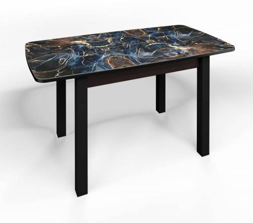 Стол СМ-5 Флорида ноги окрас квадратный венге/черный