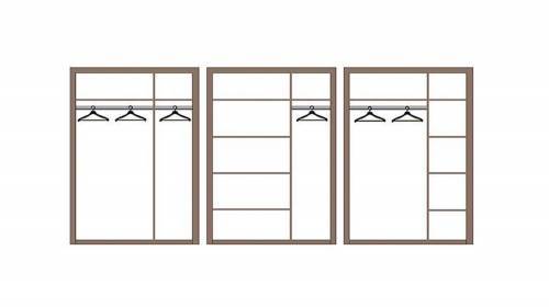33.02 Лючия 3-х дв. шкаф для одежды бетон пайн белый/венге