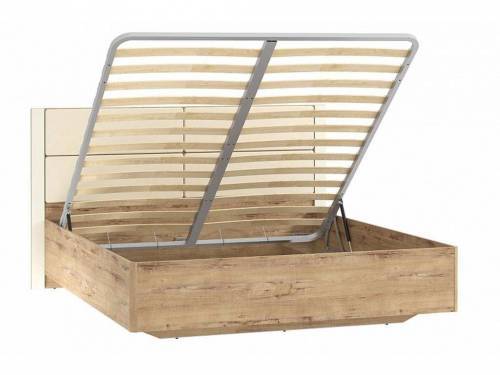 НМ 040.52-01 Кровать Ливорно /дуб бунратти / софт панакота