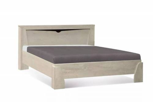 Кровать 33.09 Лючия 1200 с ортопедическим основанием Бетон пайн белый/венге