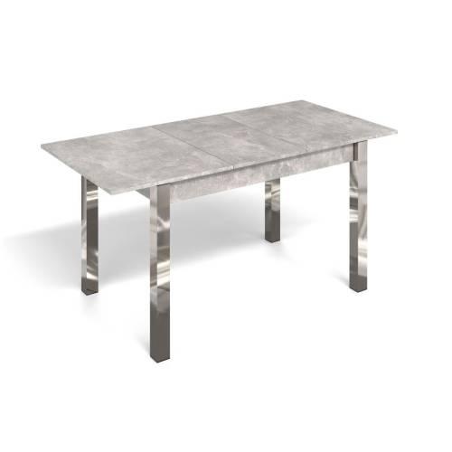 Стол Милан-3 / Ателье Светлое / Хром