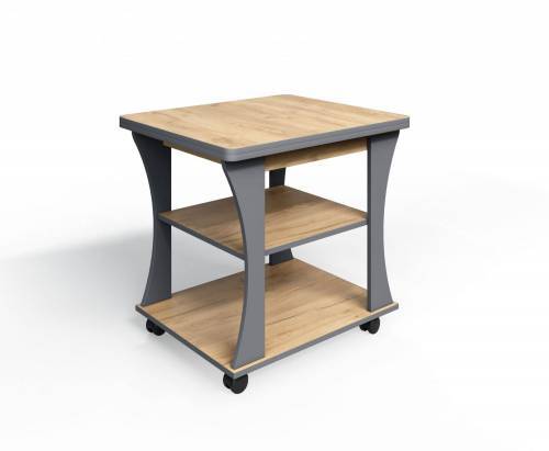 Стол журнальный СЖ-2 дуб крафт/графит