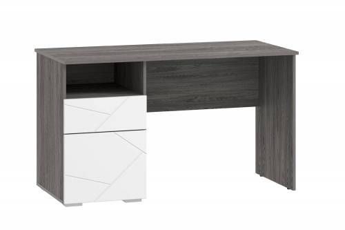 НМ 041.52 Стол письменный Саммит Ясень Анкор темный / белый