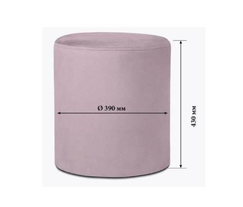 А-2 Пуф круглый (без ножек), №15 Пудра