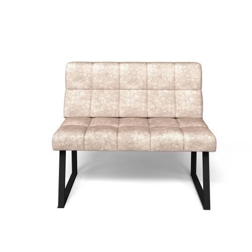 Кухонный диван Реал РМД 1100 / Велюр Латте / Черный муар