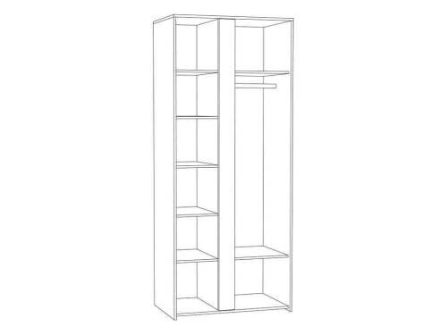 Трувор шкаф 13.204 Дуб Гранж Песочный/Интра