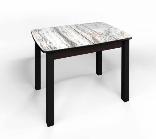 Стол СМ-2 Флорида ноги окрас квадратный венге/черный