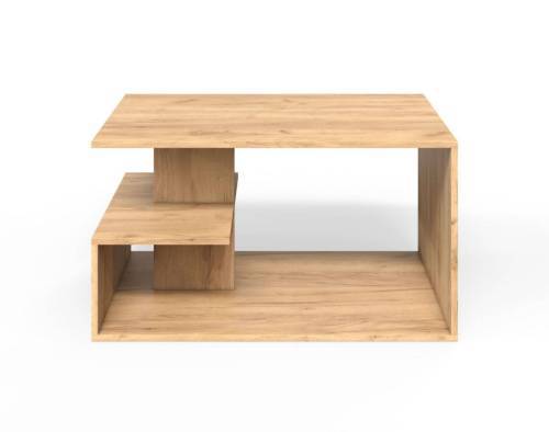 Стол журнальный СЖ-4 дуб крафт золотой