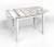 Стол СМ-2 Флорида опора массив прямая белый Стол СМ-2 Флорида опора массив прямая белый