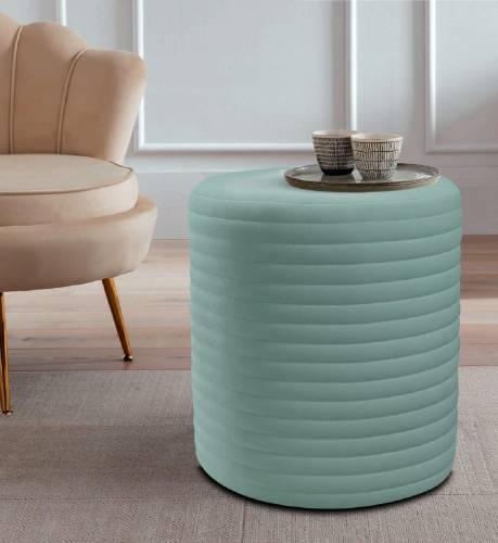 А-2ГС Пуф круглый горизонт. стежка (без ножек), №21 Бирюза