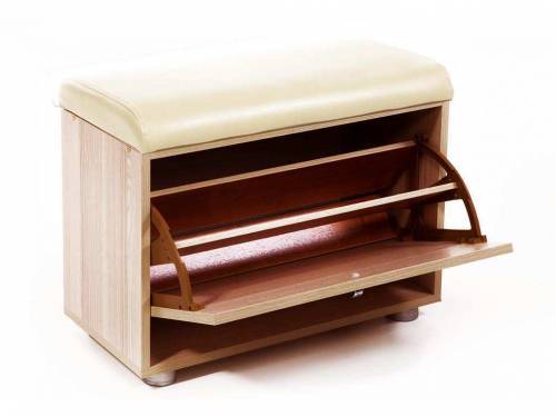 Обувница МС-1 дуб сонома/крем