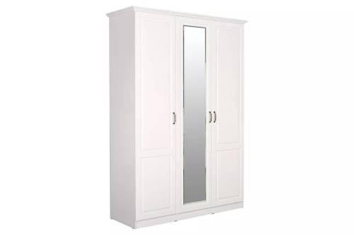 Спальня Ливерпуль вар.1 Белый/Ясень ваниль