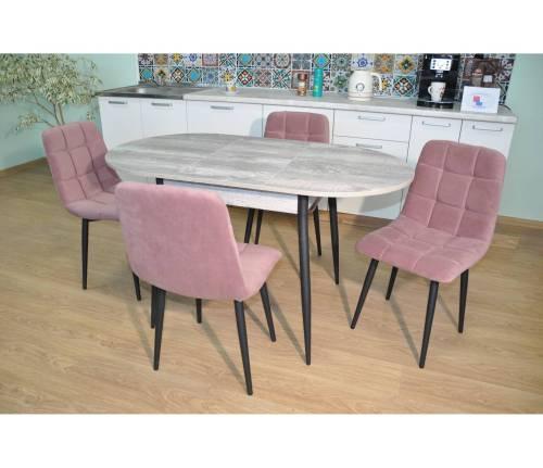 Обеденная группа Стиль Бетон темный/ бид 27 №18