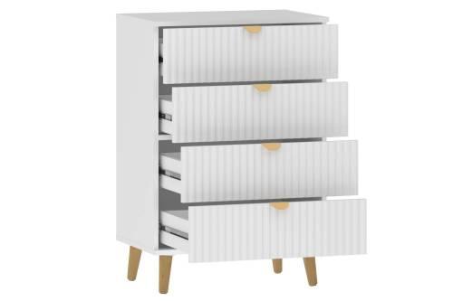 НМ 040.18 Комод Дакота, Меренга/Белый