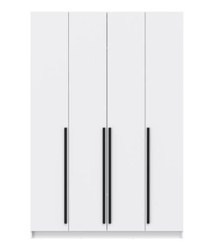 Шкаф для одежды 67.13 "Брандо" (4-х дв.) ЛДСП Белый