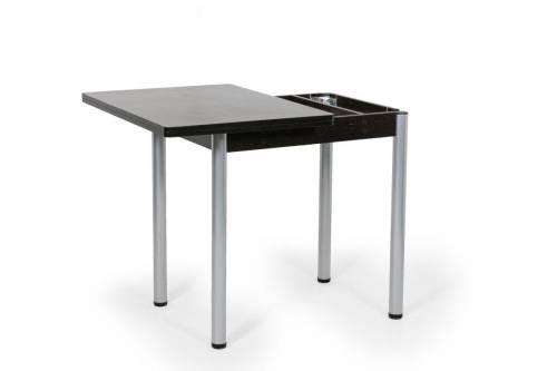 Кухонный набор Лотос ( Лотос 950 2 шт. + стол Ирис / черные опоры)  Венге / Велюр Коньяк