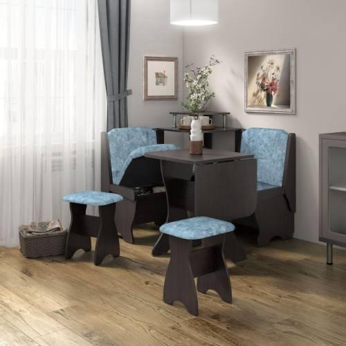 Скамья Лотос 550 / Венге / Велюр Лагуна