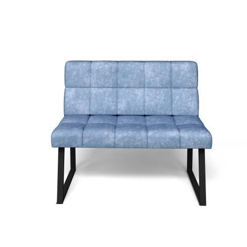 Кухонный диван Реал РМД 1100 / Велюр Лагуна / Черный муар