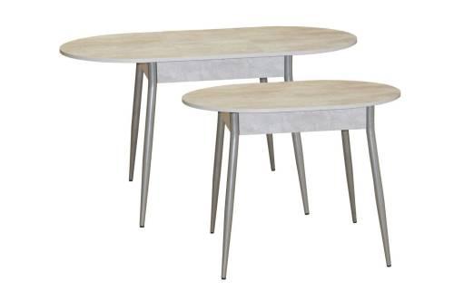 Стол обеденный Стиль-1 Цемент светлый