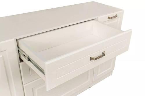 Ливерпуль Комод Белый/Ясень ваниль