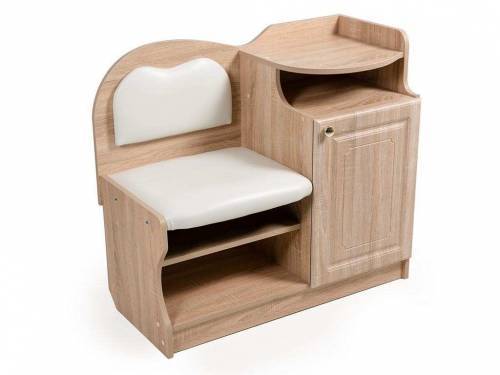 Банкетка под телефон 1 дуб сонома-милк