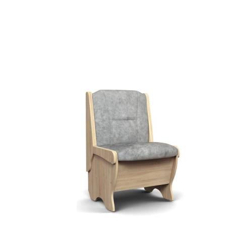 Скамья Лотос 550 / Дуб Сонома / Велюр Графит