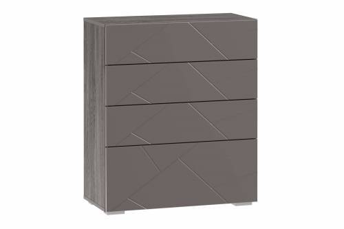 Комод Summit НМ 040.64 Ясень анкор тёмный/графит софт