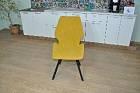 Стул Ч черный/велюр Горчица