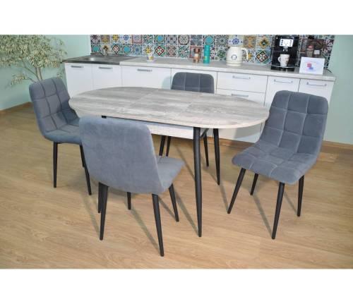 Обеденная группа Стиль Бетон темный/ бид 21 №16