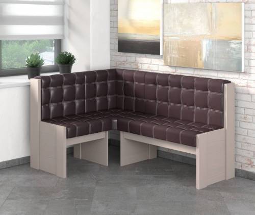 Угловая скамья Квадро бодега/ Умбер