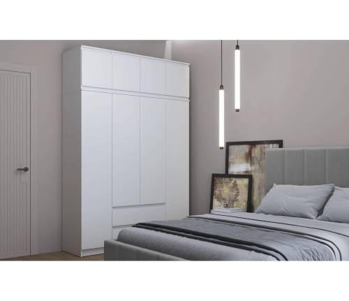 Шкаф Берген 82.01+Антресоль 82.04 (ЛДСП Белый)