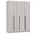 Шкаф для одежды 67.16 "Брандо" (4-х дв.) МДФ Кашемир