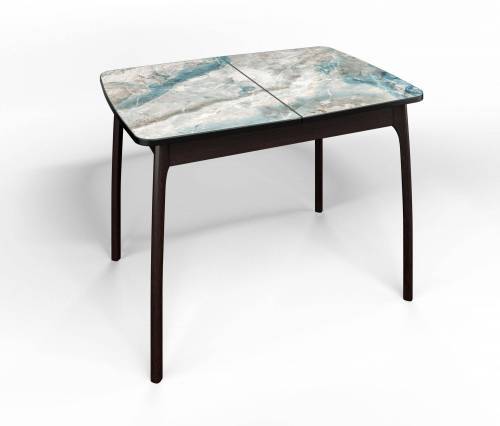 Стол СМ-7 Флорида опора массив изогнутая венге