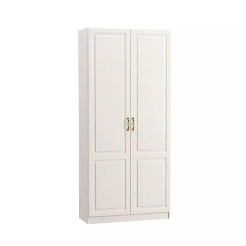 Ливерпуль Шкаф для одежды Белый/Ясень ваниль