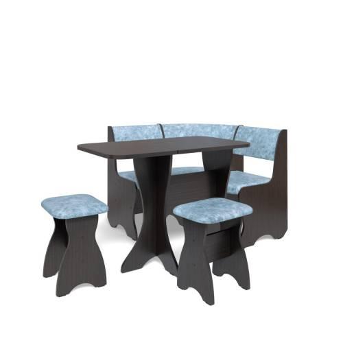 Кухонный набор Тюльпан-мини / венге / велюр Лагуна