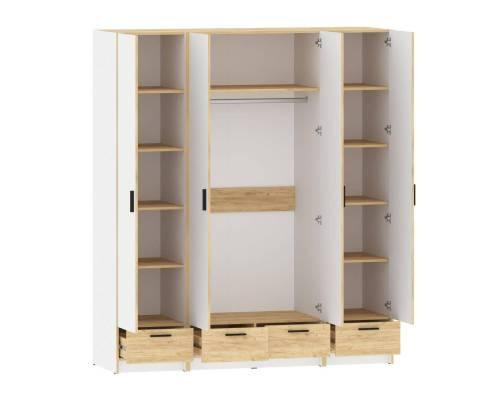 Набор шкафов Оттавия №4 / Белый / Дуб Крафт Золотой