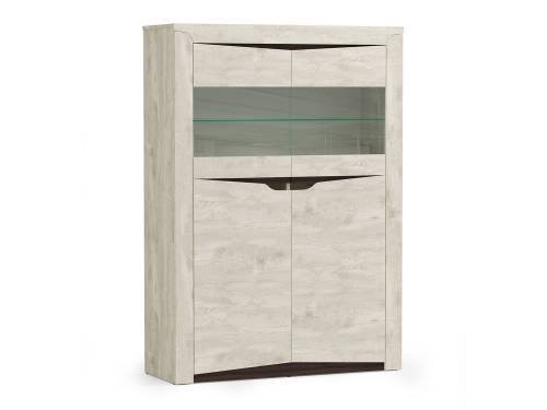 33.15 Лючия шкаф комбинированный бетон/венге