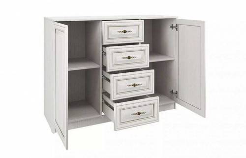 Габриэлла комод 06.65 Вудлайн кремовый/сандал белый