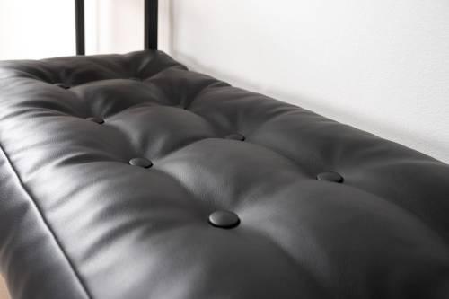 Прихожая Гранд 15.124 Дуб крафт табачный/к/з черный