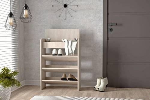 Обувница открытая 600 - Ясень Светлый