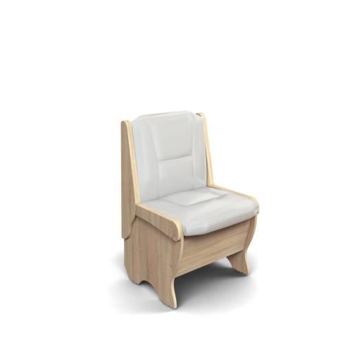 Скамья Лотос 550 дуб/милк