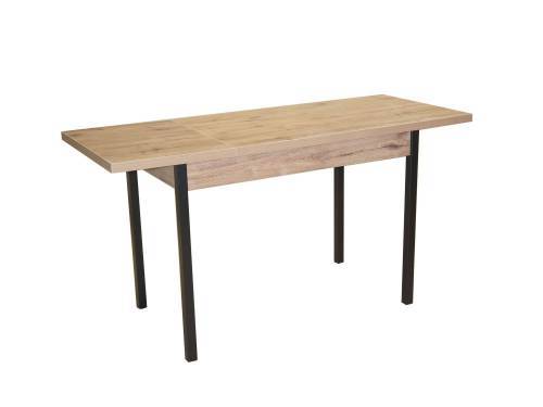 Стол обеденный Бродвей Дуб веллингтон / черный