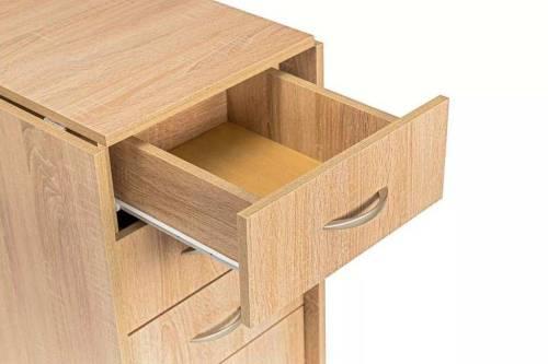 Глория 606 Стол-книжка с ящиками Дуб Сонома