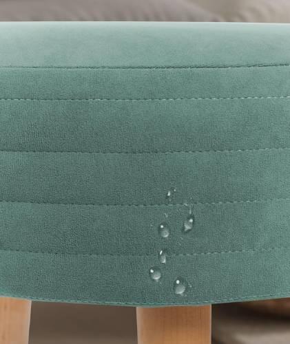 Табурет с мягким сиденьем (на ножках), №21 Бирюза