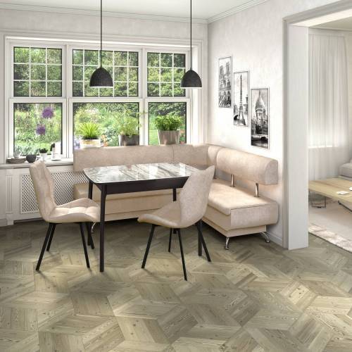 Кухонный уголок Валенсия велюр латте