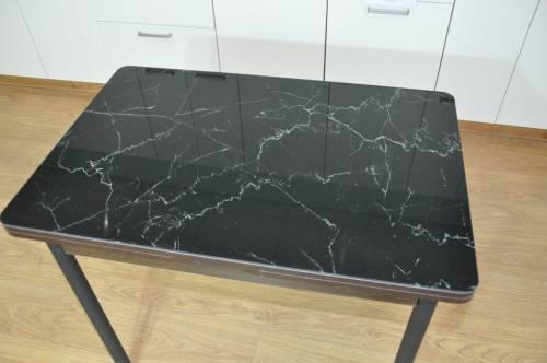 Обеденная группа Симпл фотопечать Мрамор черный №7