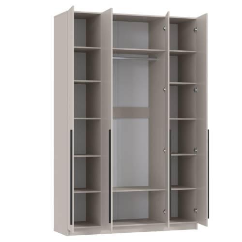 Шкаф для одежды 67.09 "Брандо" (4-х дв.) МДФ Кашемир